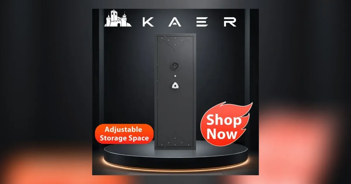 KAER gun safe banner